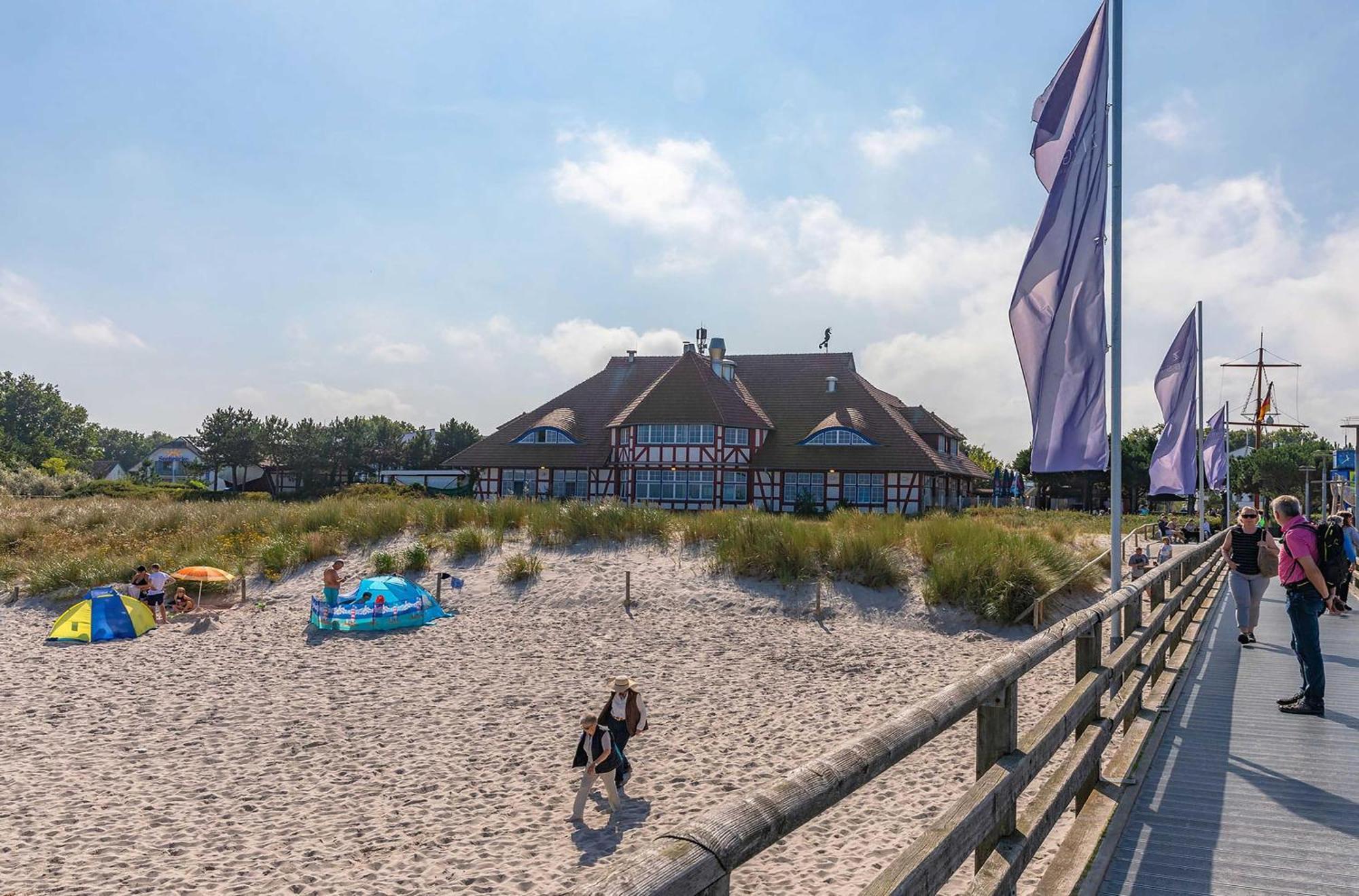 Seebaer Mit Terrasse Zingst Eksteriør bilde